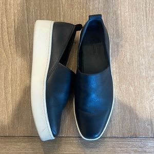 Vince leather slip ons